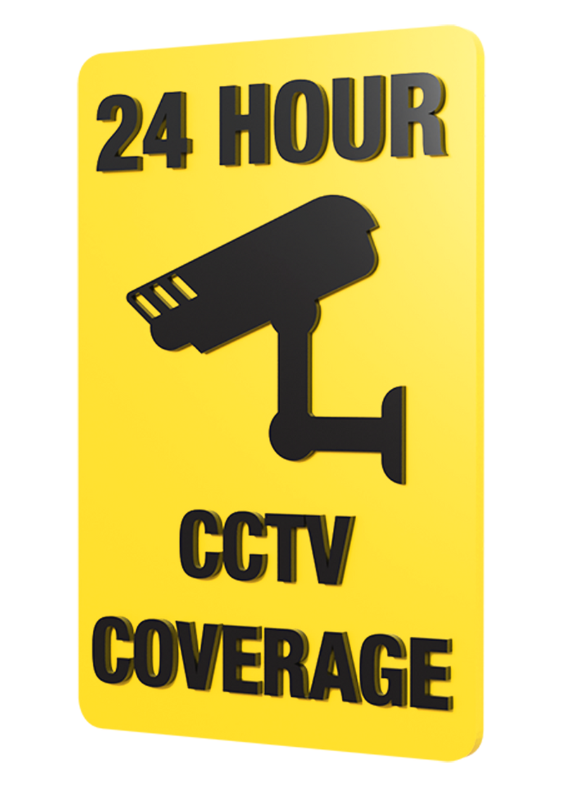24 Hour CCTV coverage | You are under CCTV surveillance