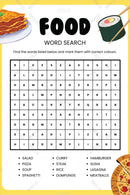 Food word Search