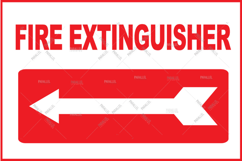 Fire Extinguisher Left Arrow - Parallel Learning