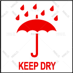 Fragile Keep Dry Signage 