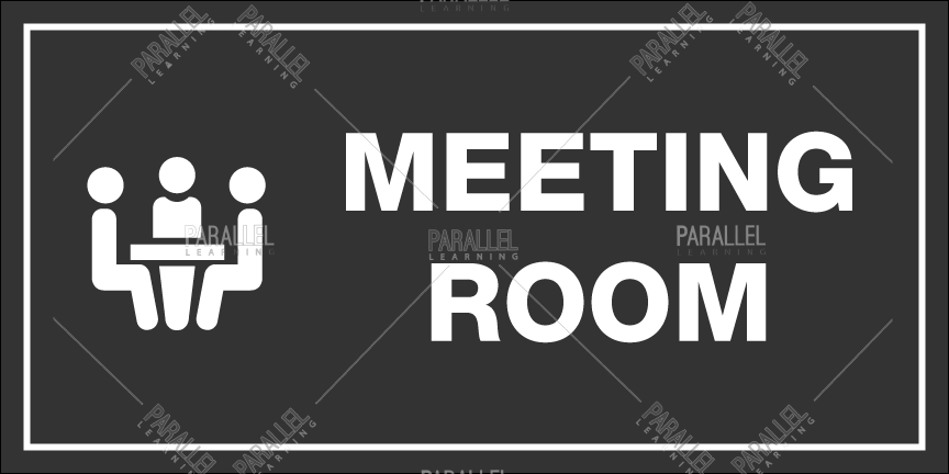 Meeting deals room signage