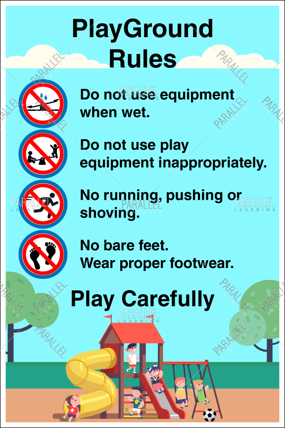 Housing Society Playground Rules signage Housing Society Playground