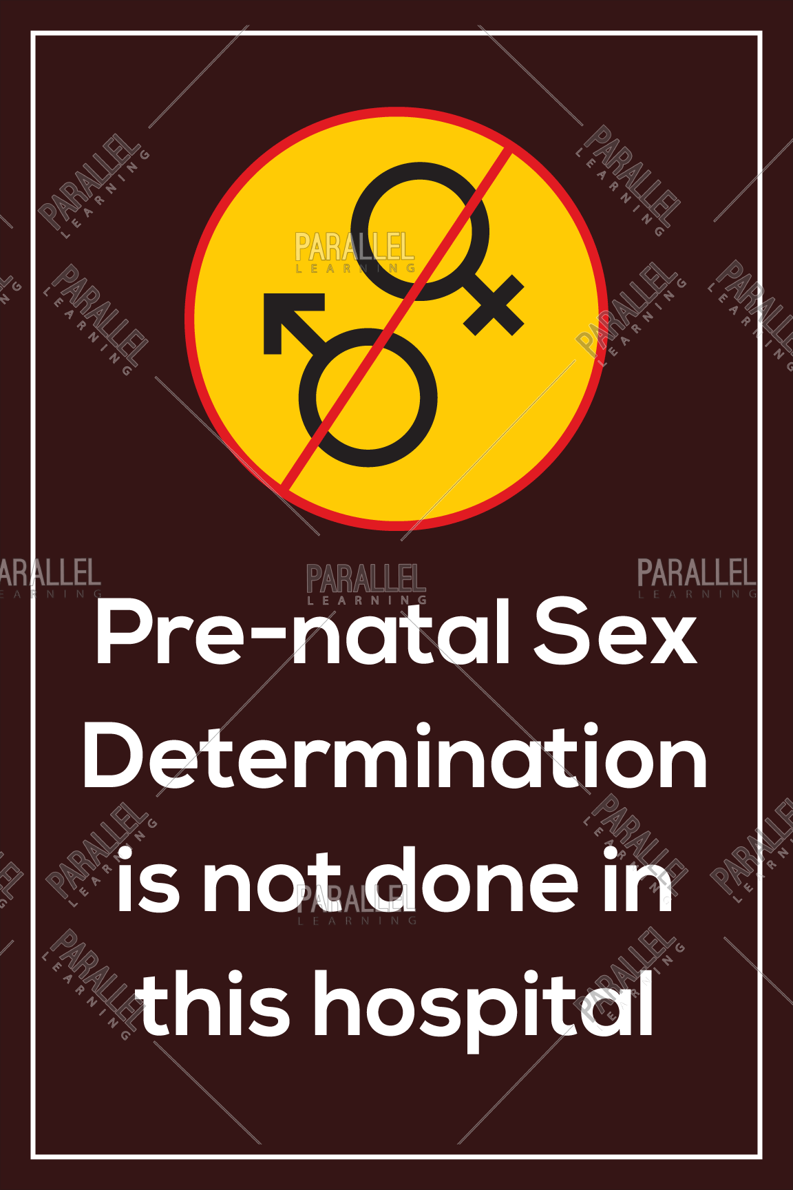 Pre natal sex determination signage | Pre natal sex determination sticker &  posters