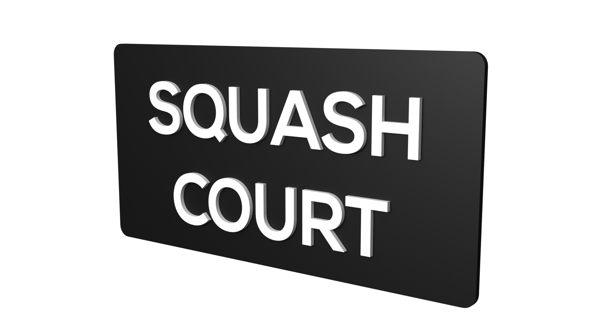 SQUASH COURT SQUASH COURT Signage SQUASH COURT signboard