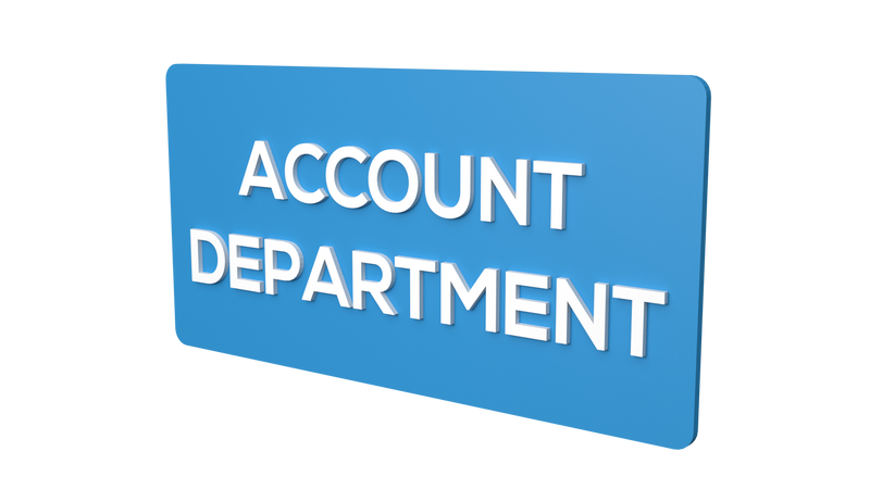 ACCOUNT DEPARTMENT (Inventory Clearance)