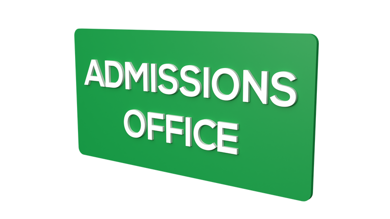 ADMISSION OFFICE (Inventory clearance)