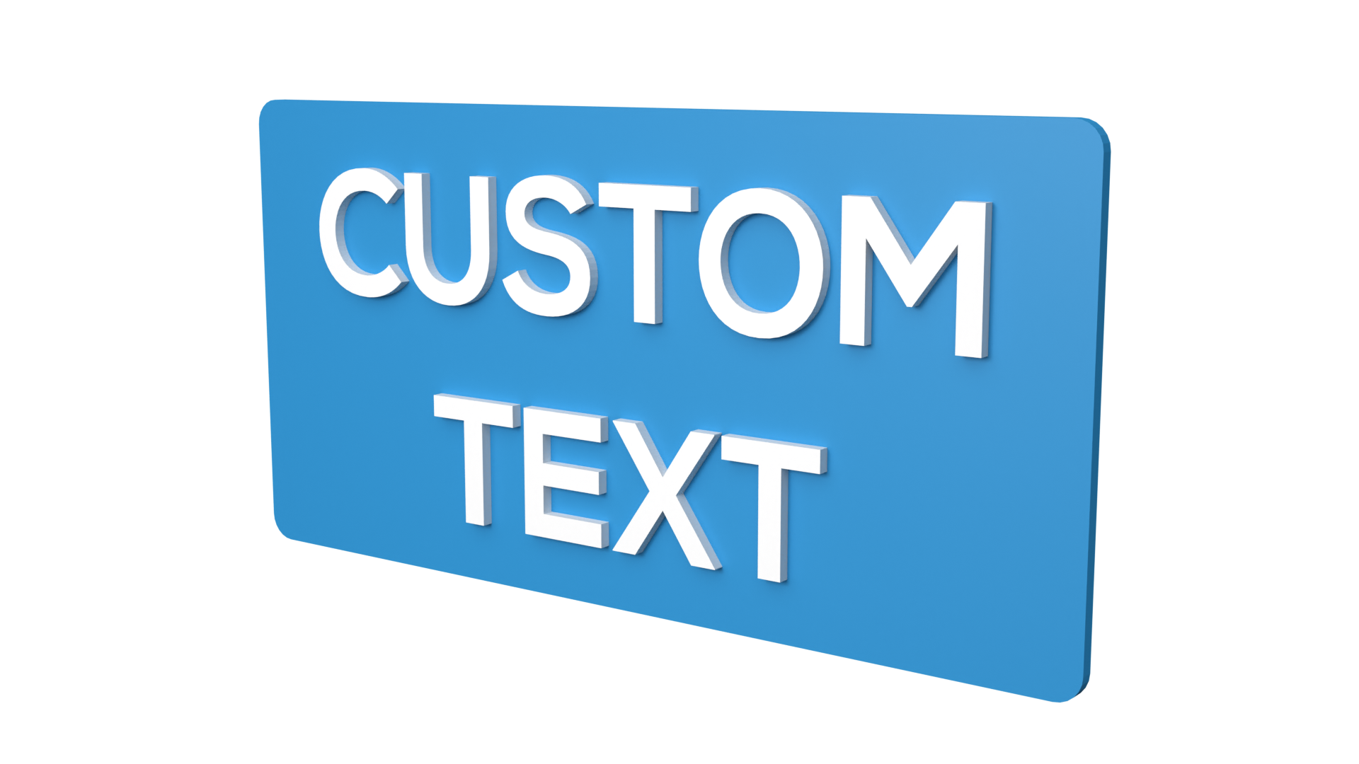 Custom Text | Section name | Department name signage & nameplate