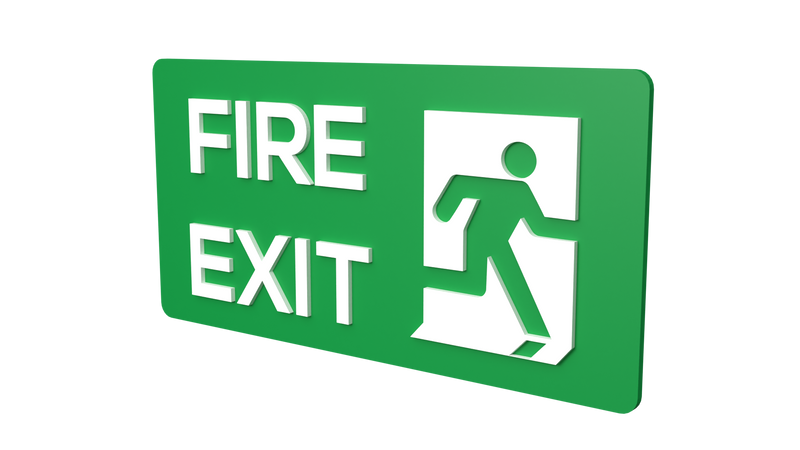 FIRE EXIT (Inventory clearance)