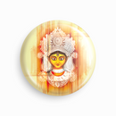 Durga Mata | Round pin badge | Size - 58mm