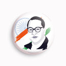 Dr. Ambedkar - 08 | Round pin badge | Size - 58mm