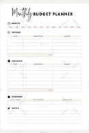 Monthly Budget planner 02