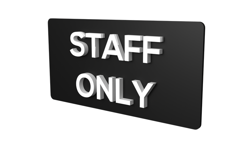 STAFF ONLY (Inventory Clearance)