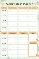 Weekly Study Planner