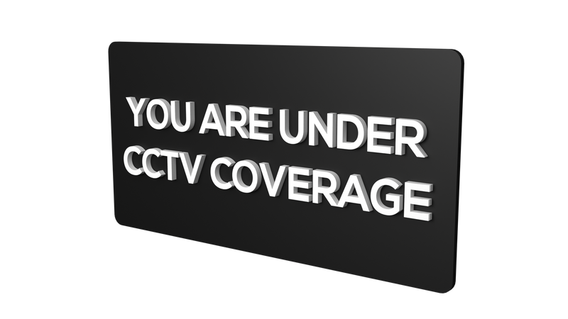 YOU ARE UNDER CCTV COVERAGE (Inventory Clearance)