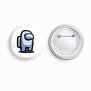 Among us Violet | Round pin badge | Size - 58mm - Parallel Learning