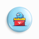 Among us | Round pin badge | Size - 58mm - Parallel Learning