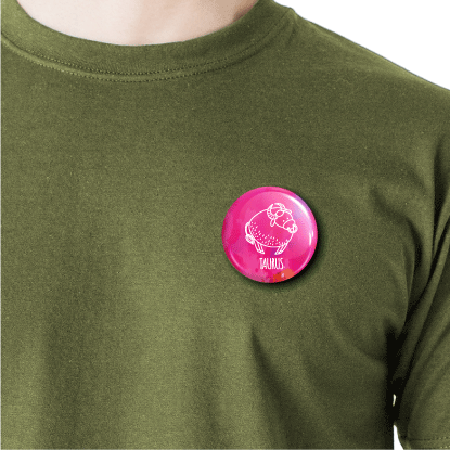 Taurus | Round pin badge | Size - 58mm - Parallel Learning