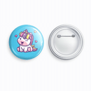Unicorn | Round pin badge | Size - 58mm - Parallel Learning