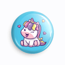 Unicorn | Round pin badge | Size - 58mm - Parallel Learning