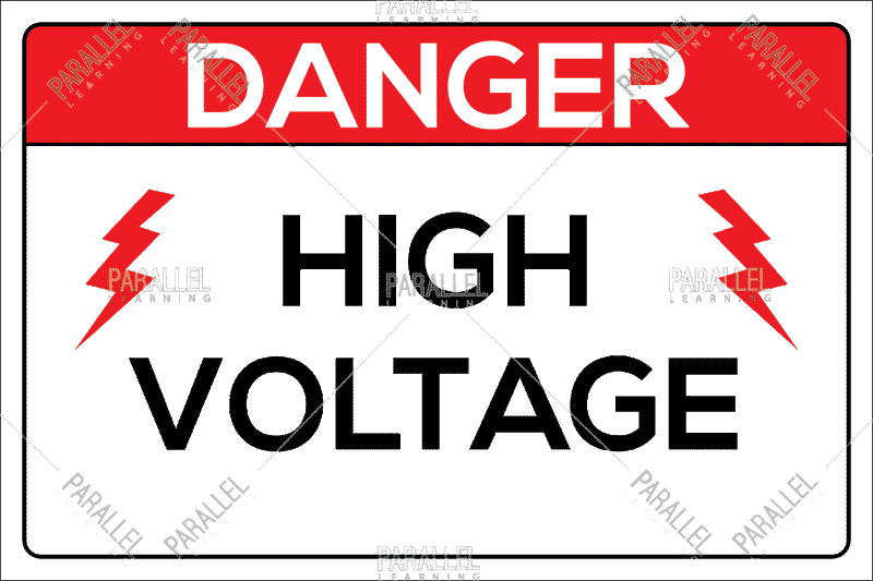 Danger - High Voltage Area_01 - Parallel Learning