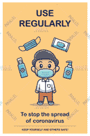 Regular use of face mask, hand sanitizer - Parallel Learning
