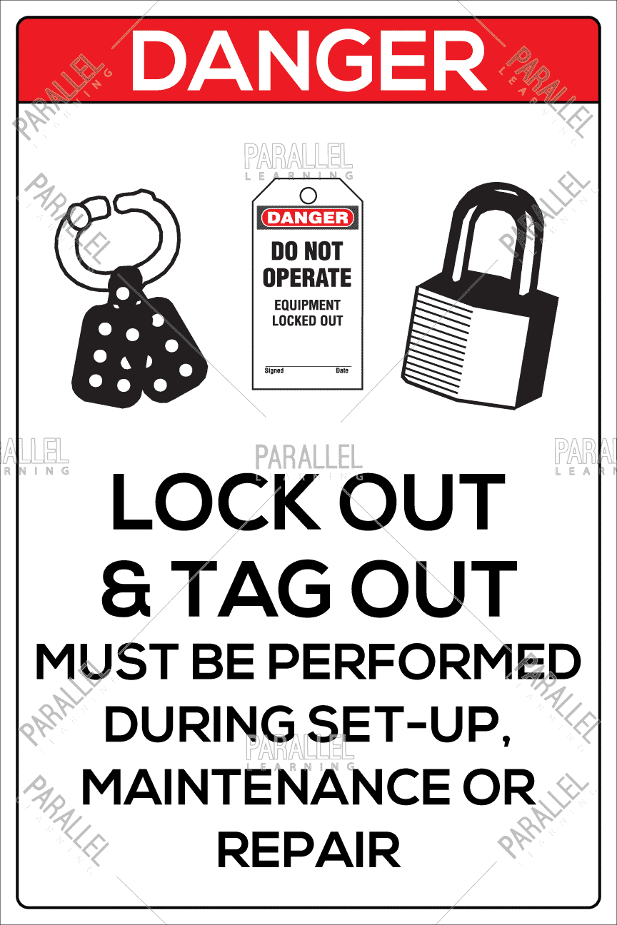 Lockout Tag out signage | Lockout Tag out sticker & posters