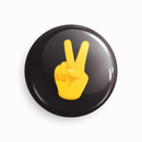Peace | Round pin badge | Size - 58mm - Parallel Learning
