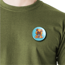 Dog- Sippy Cup_01 | Round pin badge | Size - 58mm - Parallel Learning