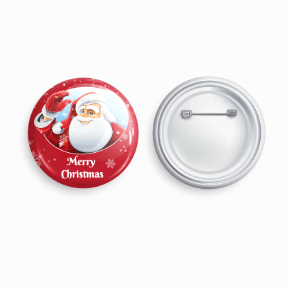 Christmas Round Badge_01 (58mm) - Parallel Learning