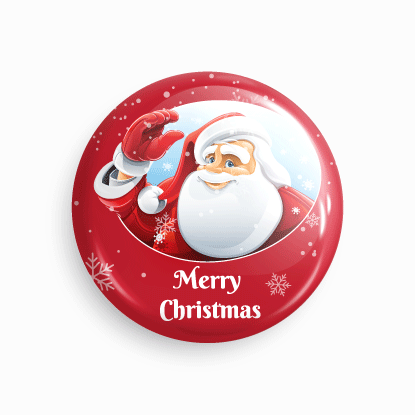 Christmas Round Badge_01 (58mm) - Parallel Learning