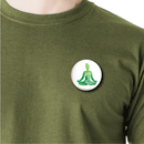 Yoga_Green | Round pin badge | Size - 58mm - Parallel Learning
