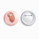 Sloth Yoga | Round pin badge | Size - 58mm - Parallel Learning