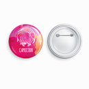 Capricorn | Round pin badge | Size - 58mm - Parallel Learning