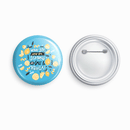 When life gives you lemons... | Round pin badge | Size - 58mm - Parallel Learning