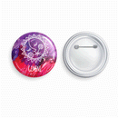 Gemini | Round pin badge | Size - 58mm - Parallel Learning