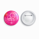 Leo | Round pin badge | Size - 58mm - Parallel Learning
