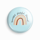 Gratitude | Round pin badge | Size - 58mm - Parallel Learning