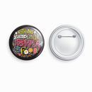 Nothing brings people together like food | Round pin badge | Size - 58mm - Parallel Learning