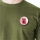 Love | Round pin badge | Size - 58mm - Parallel Learning