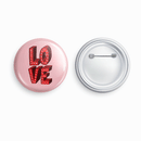 Love | Round pin badge | Size - 58mm - Parallel Learning