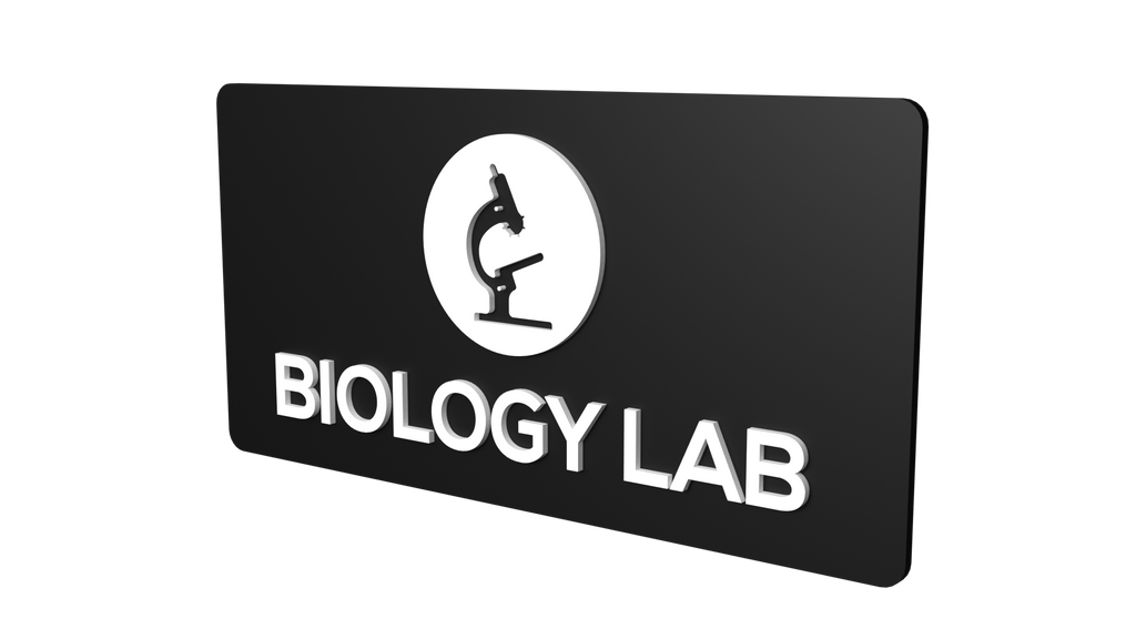 BIOLOGY LAB | BIOLOGY LAB Signage