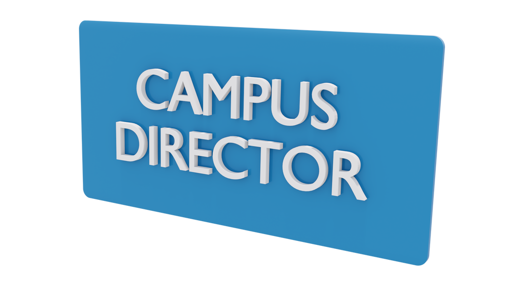 Course Director Sign Premium 3D signs | Campus Director Signage | Campus Director sign board