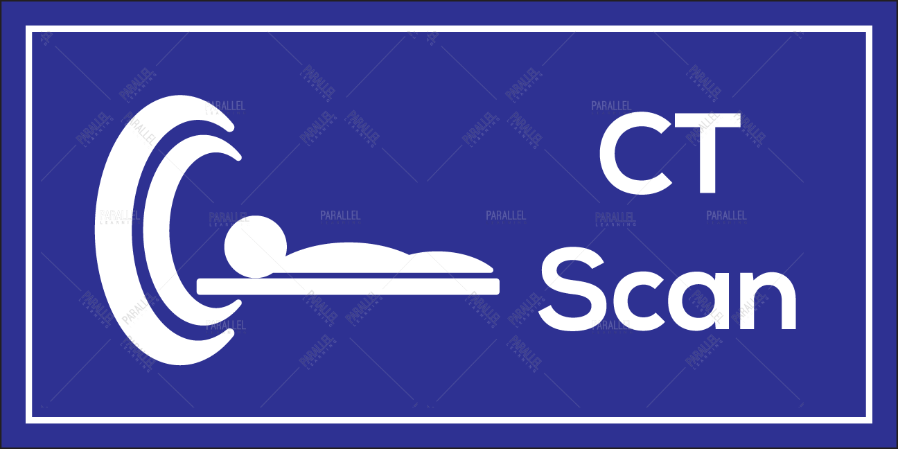Ct Testing Signage CT Scan | CT Scan sticker | CT Scan signage