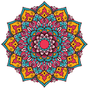 Rangoli Sticker_18 - Parallel Learning