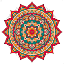 Rangoli Sticker_19 - Parallel Learning