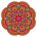 Rangoli Sticker_20 - Parallel Learning