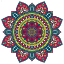 Rangoli Sticker_21 - Parallel Learning