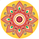 Rangoli Sticker_28 - Parallel Learning