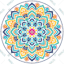 Rangoli Sticker_34 - Parallel Learning