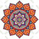 Rangoli Sticker_37 - Parallel Learning